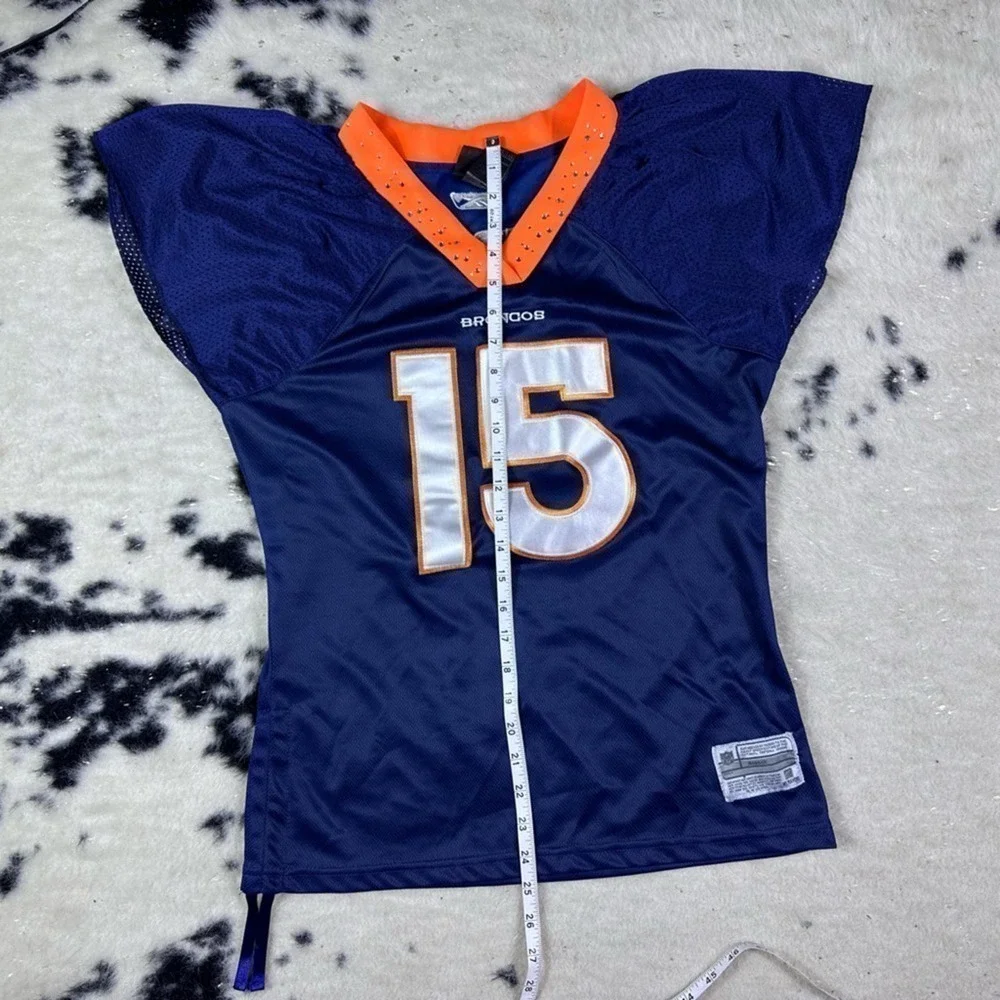 NFL Women’s Denver Broncos Tim Tebow rhinestone Jersey Size Large
